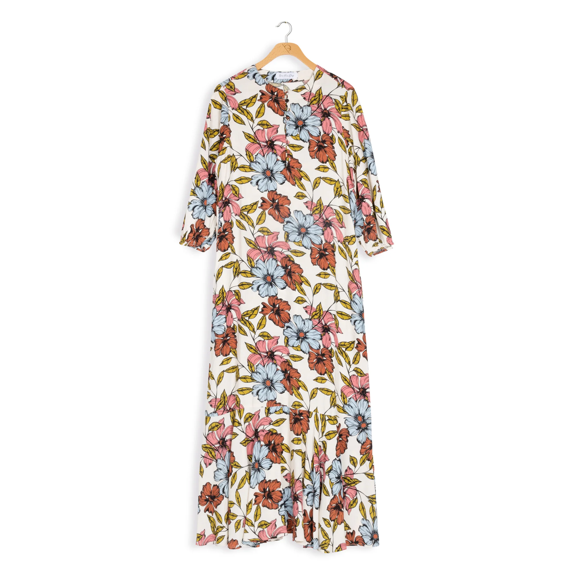 ofd packet front full maxi dress - Image 4