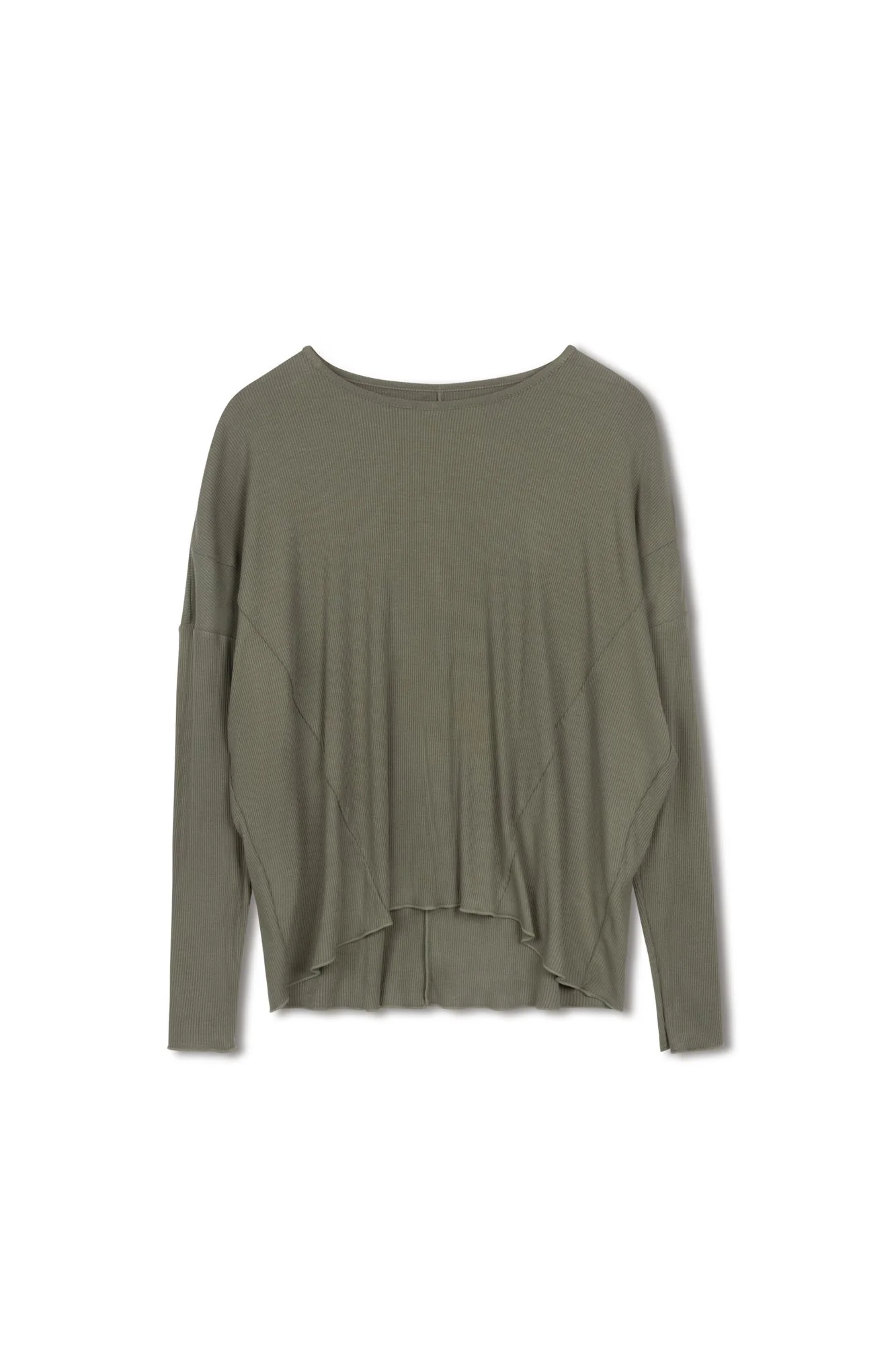 Point Long Sleeve Dolman Top - Image 4