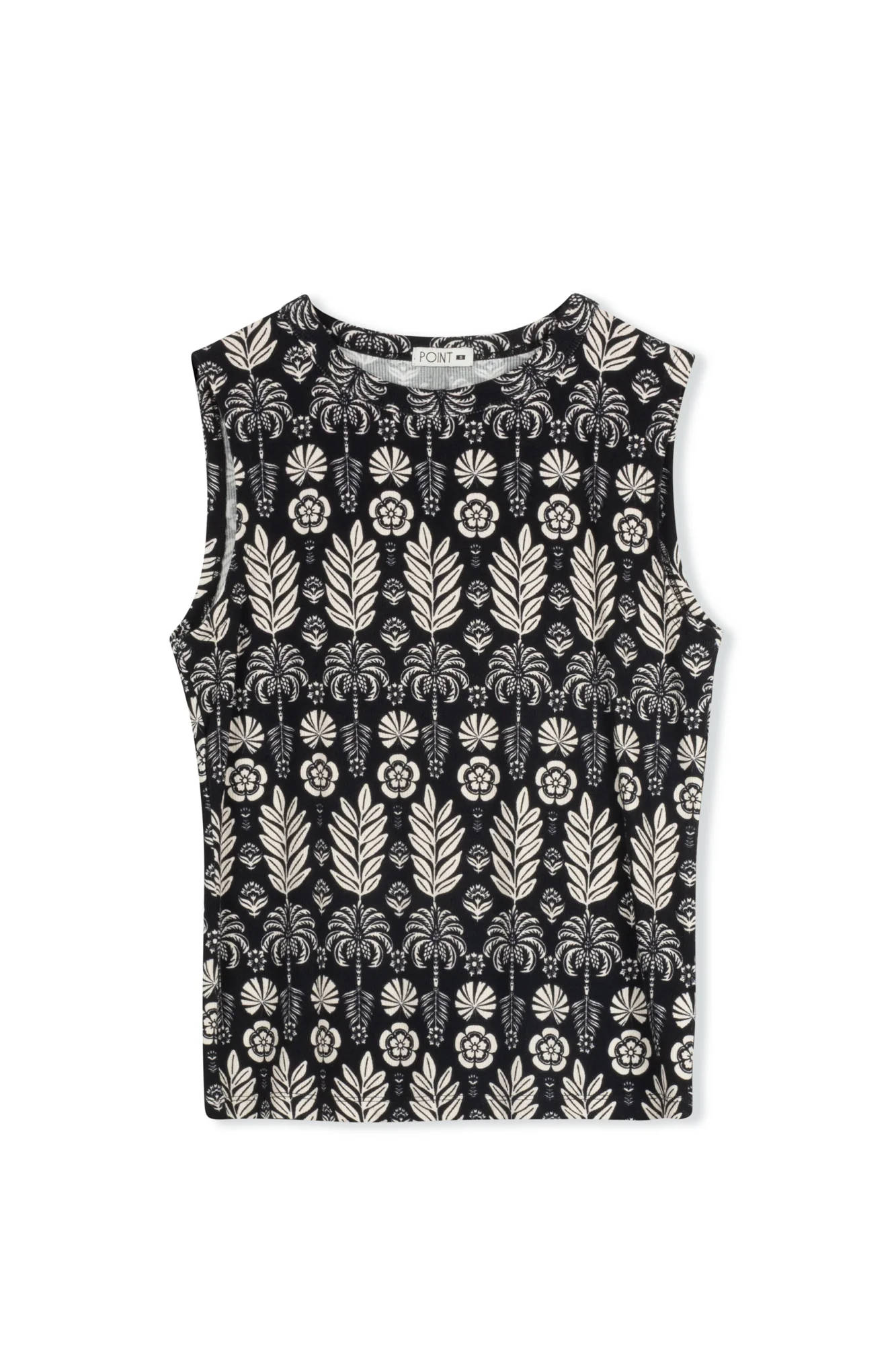 POINT PRINTED CREW NECK TANK - Image 3