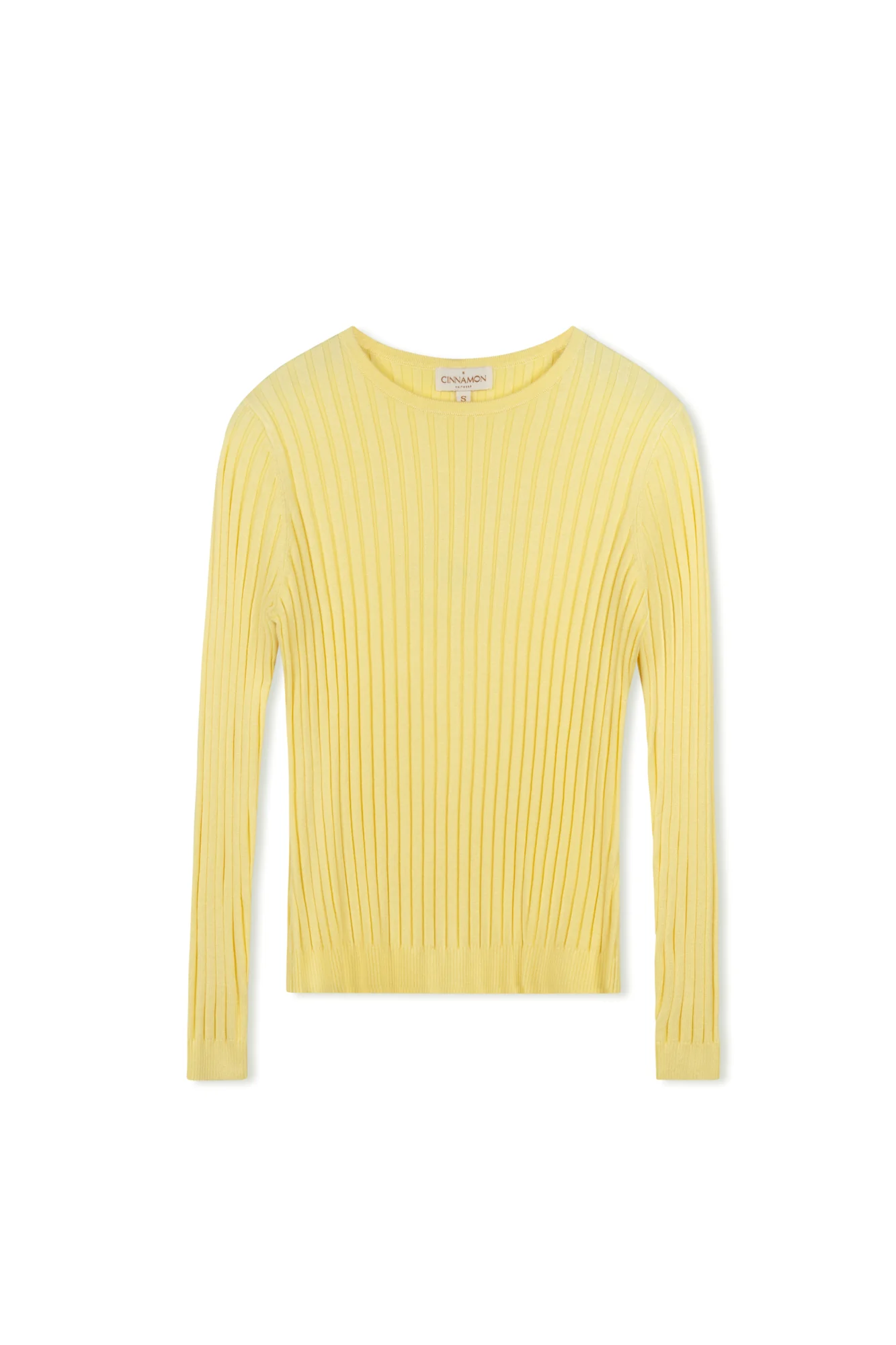 Cinnamon Ribbed Crewneck Sweater - Image 7