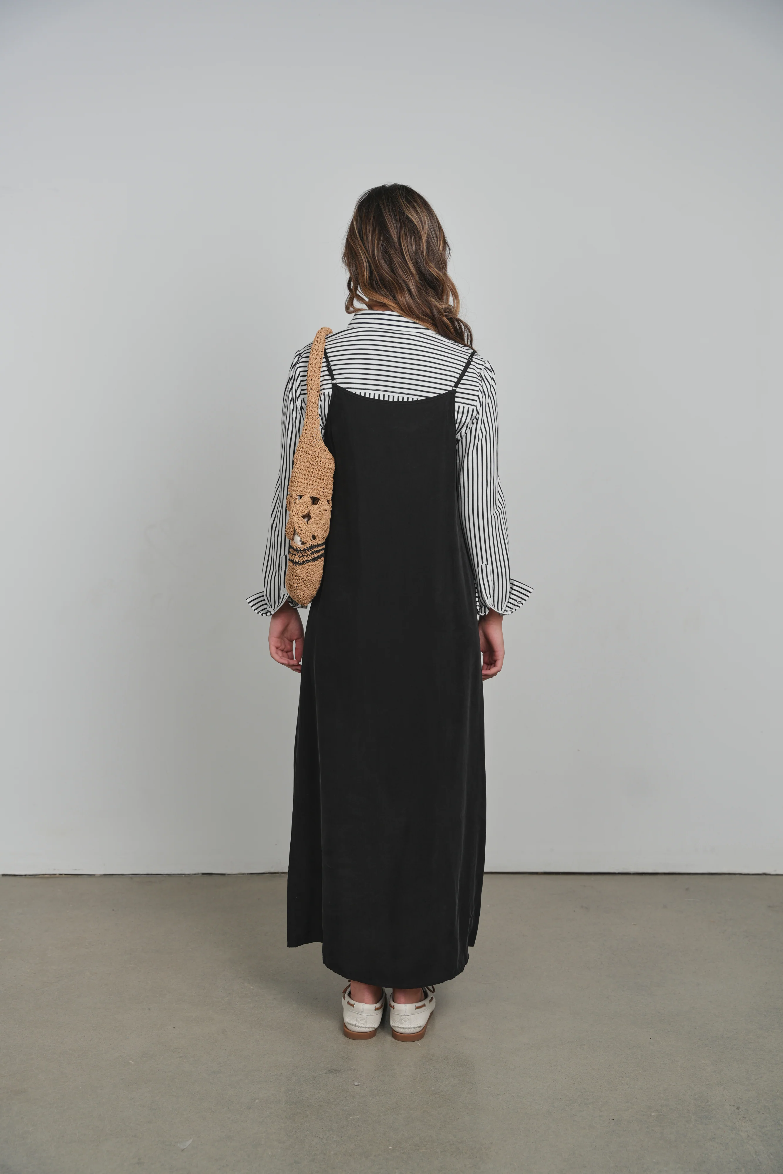 POINT BRUSHED A-LINE DRESS - Image 3