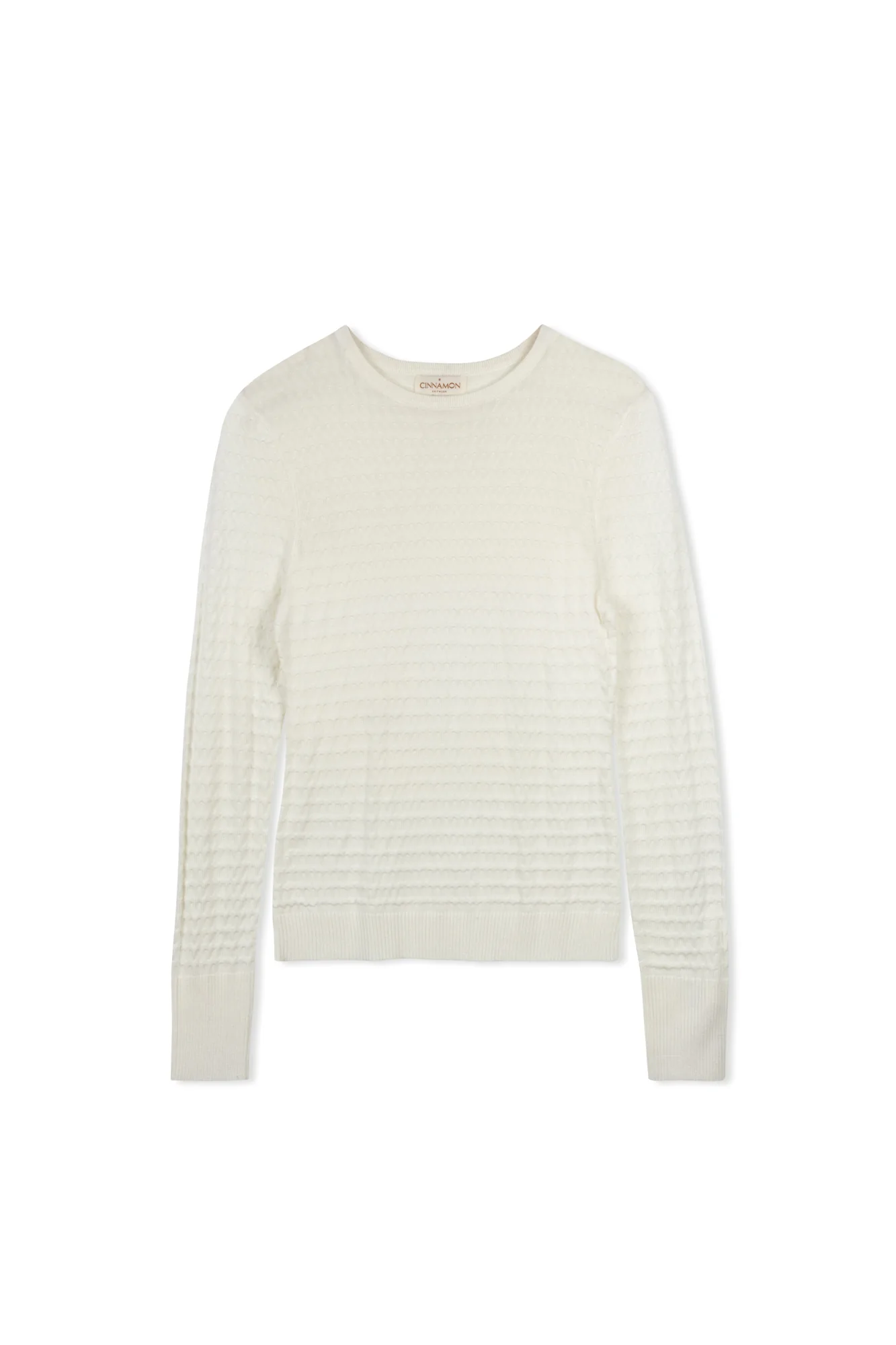 Cinnamon Bubble Knit Classic Crew - Image 6