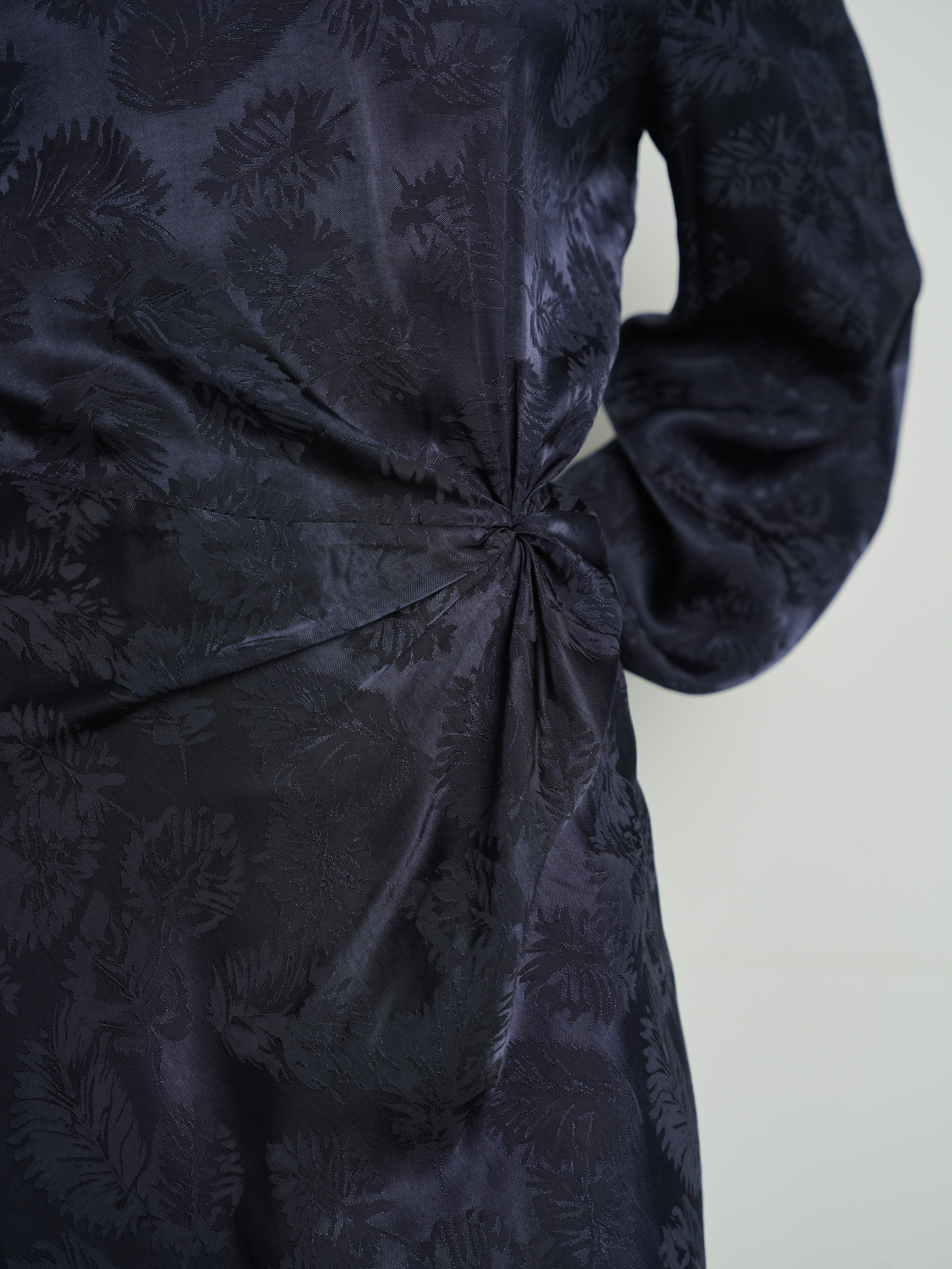 Ofd Shirring Detail Bias Dress - Image 3
