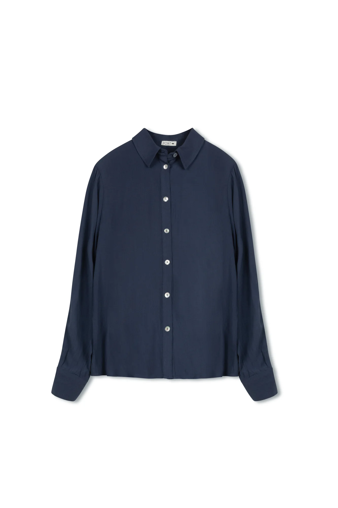 POINT GEORGETTE BUTTON UP BLOUSE - Image 7