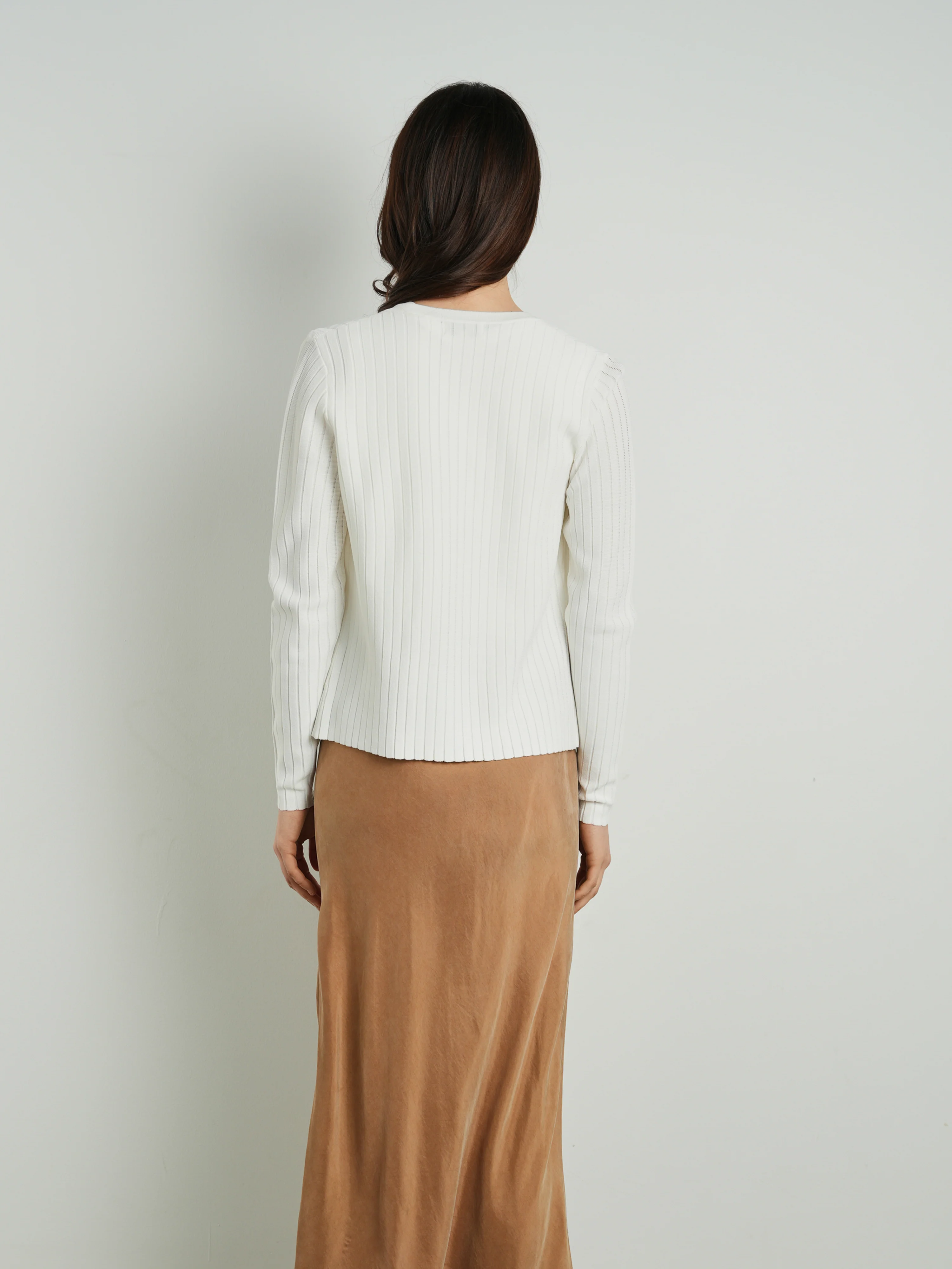 Cinnamon Full Length Knit Cardi - Image 3