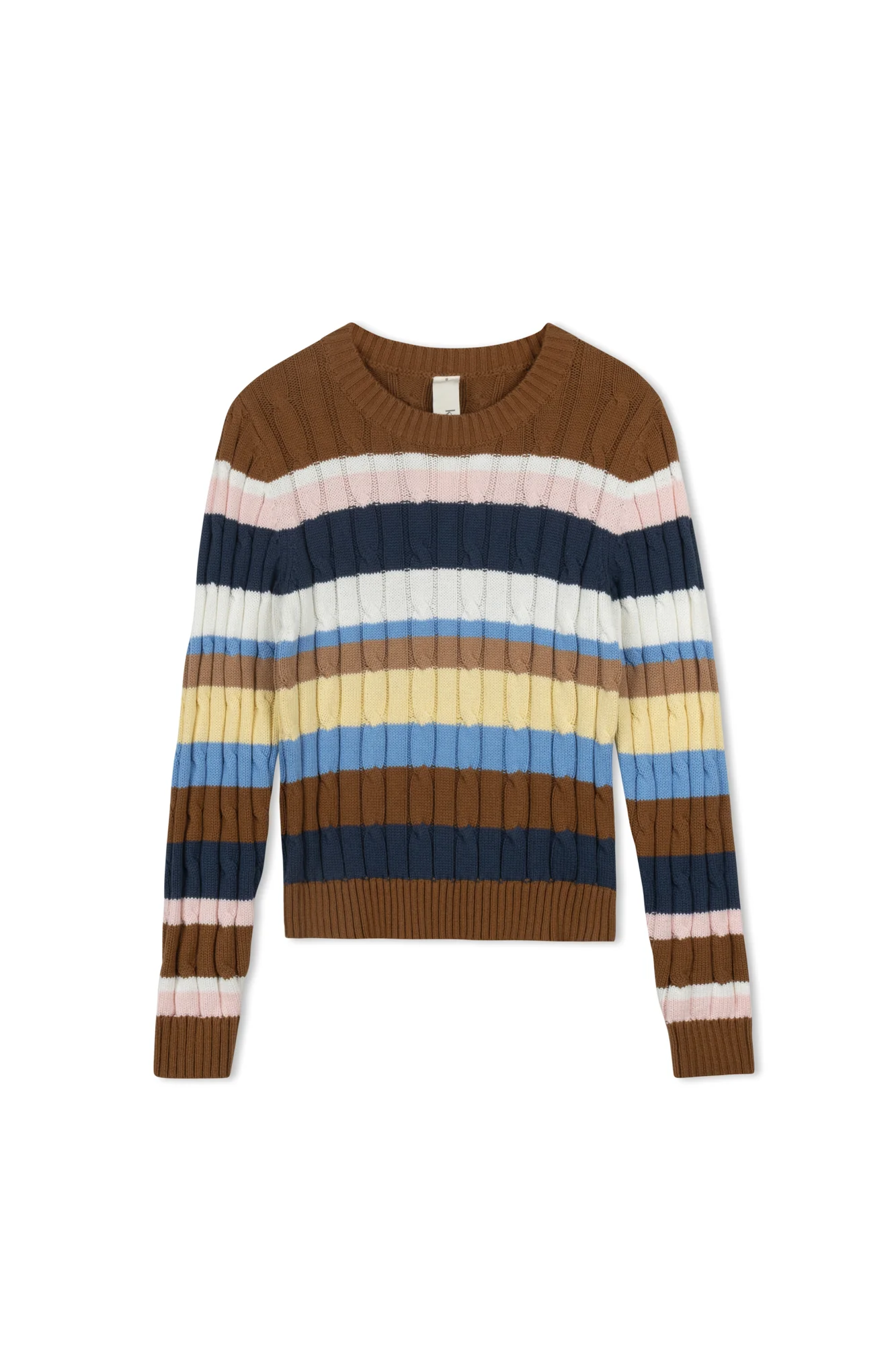 Km cable striped sweater - Image 6