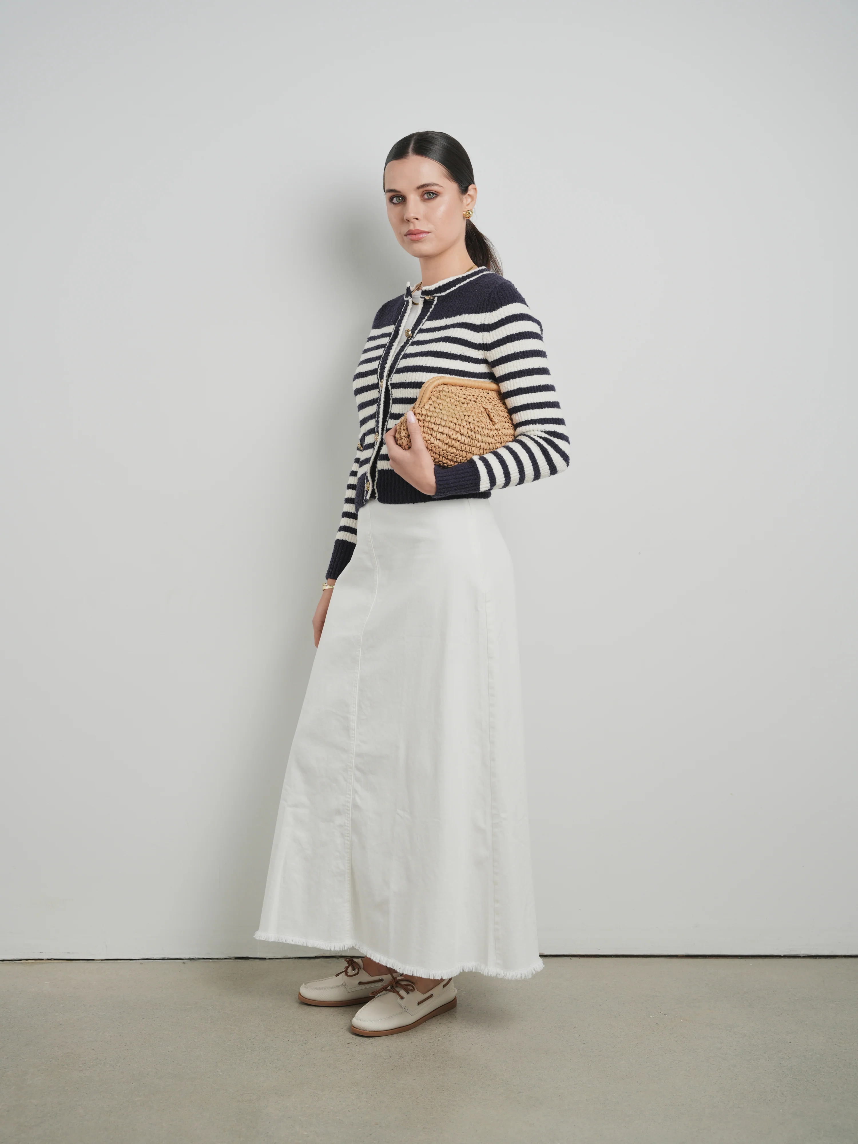 Hd Aline Skirt W/ Fringe Hem - Image 3