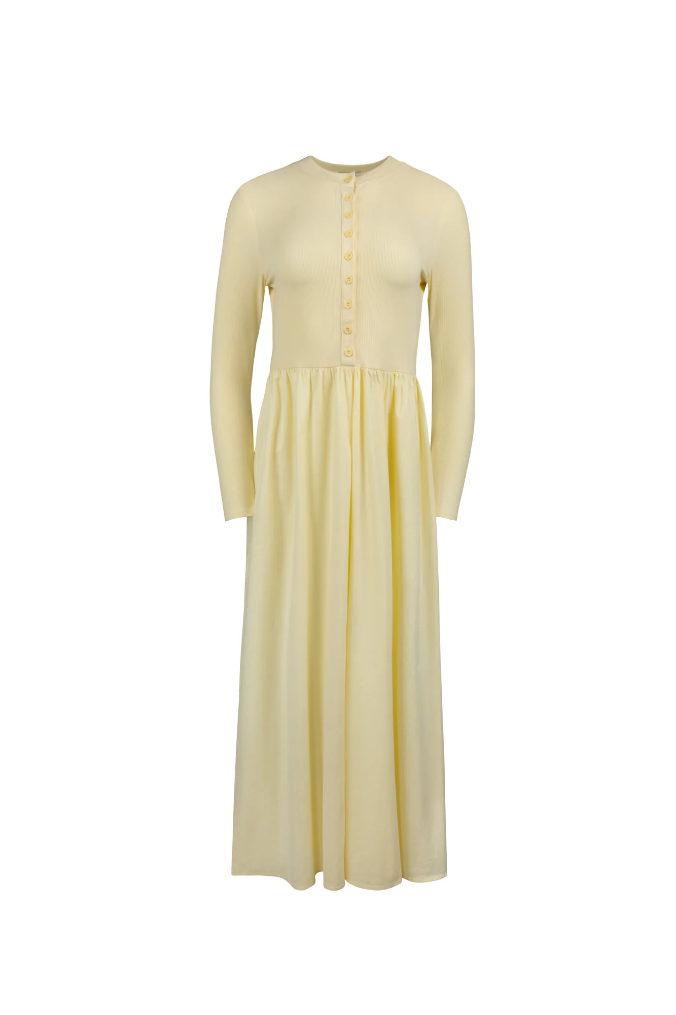 POINT MIXED POPLIN DRESS - Image 5