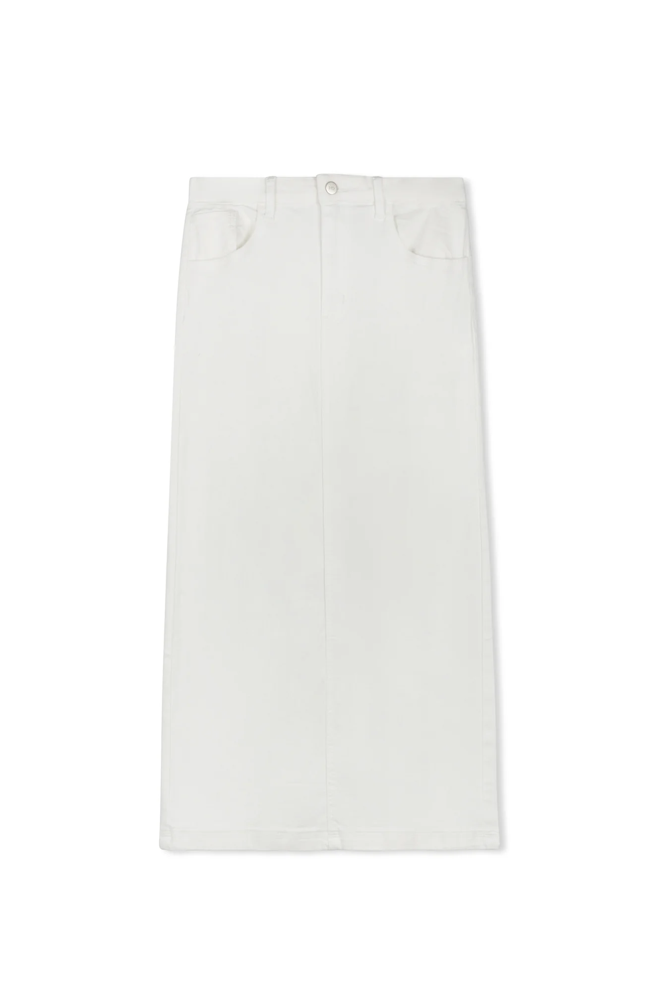 Hd Twill Detail Washed Maxi Skirt - Image 6