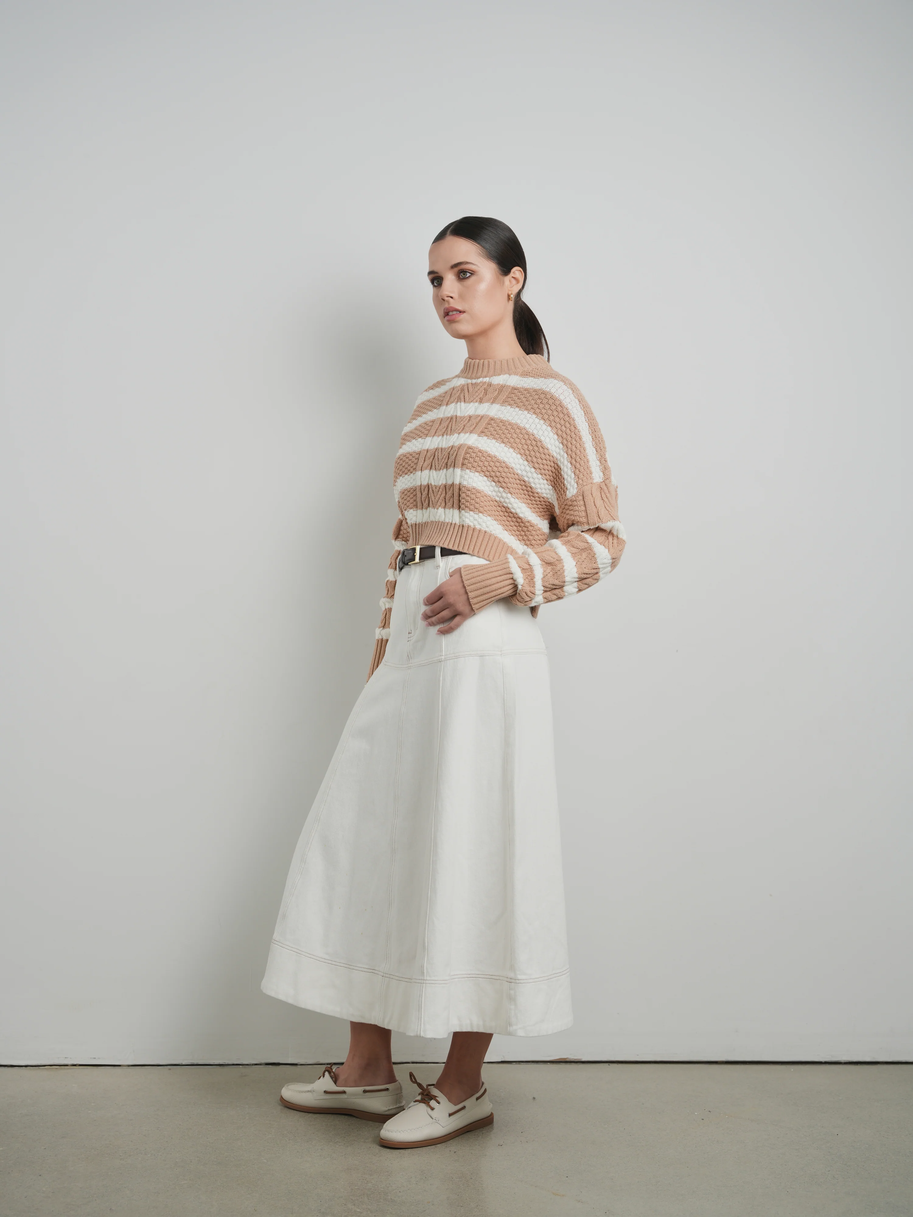 Hd Paneled Maxi Skirt - Image 3