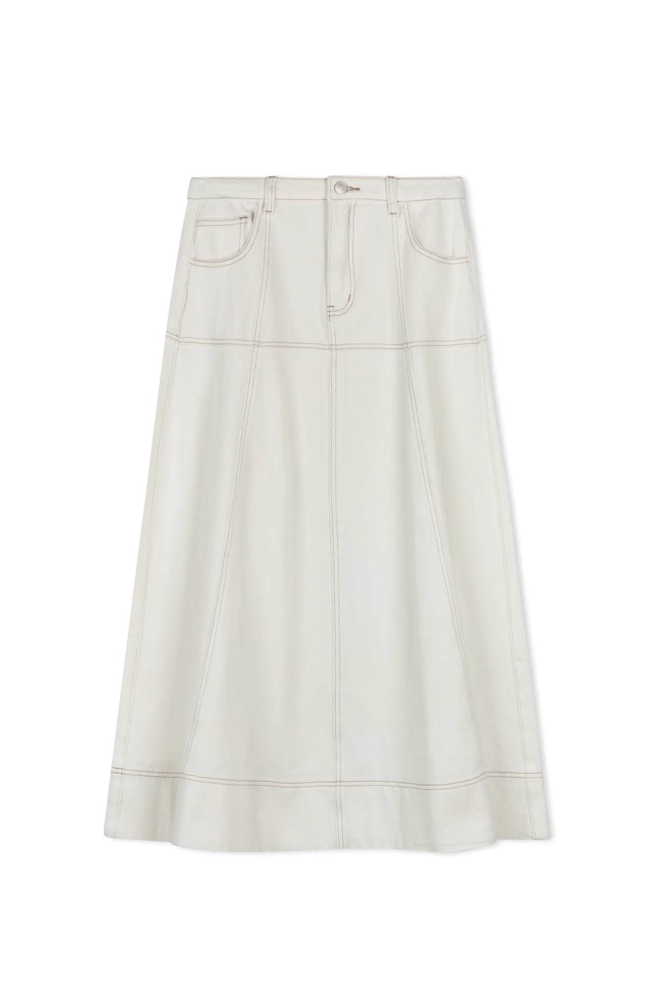 Hd Paneled Maxi Skirt - Image 6