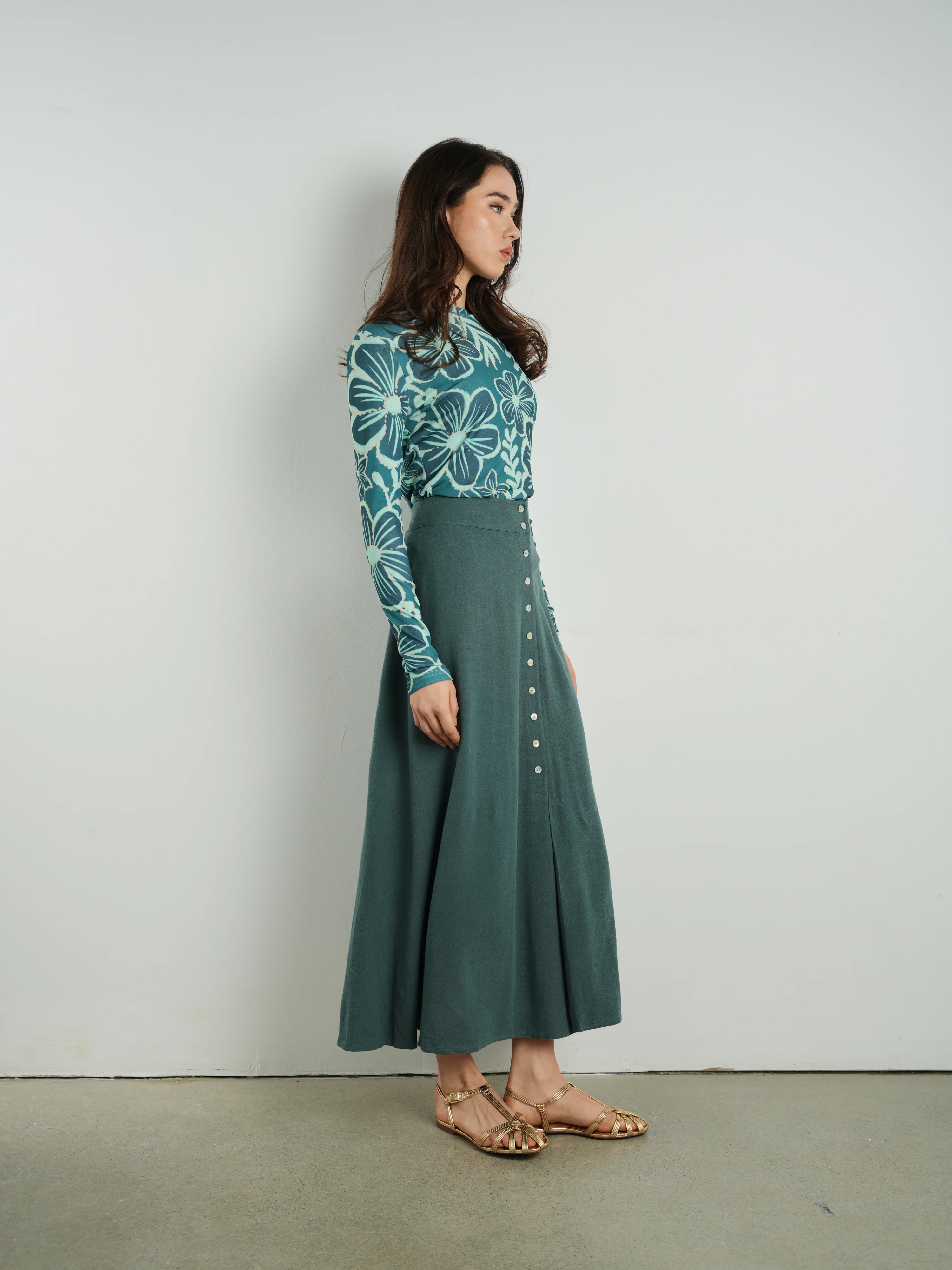 Cleo Mesh Long Sleeve Top - Image 3