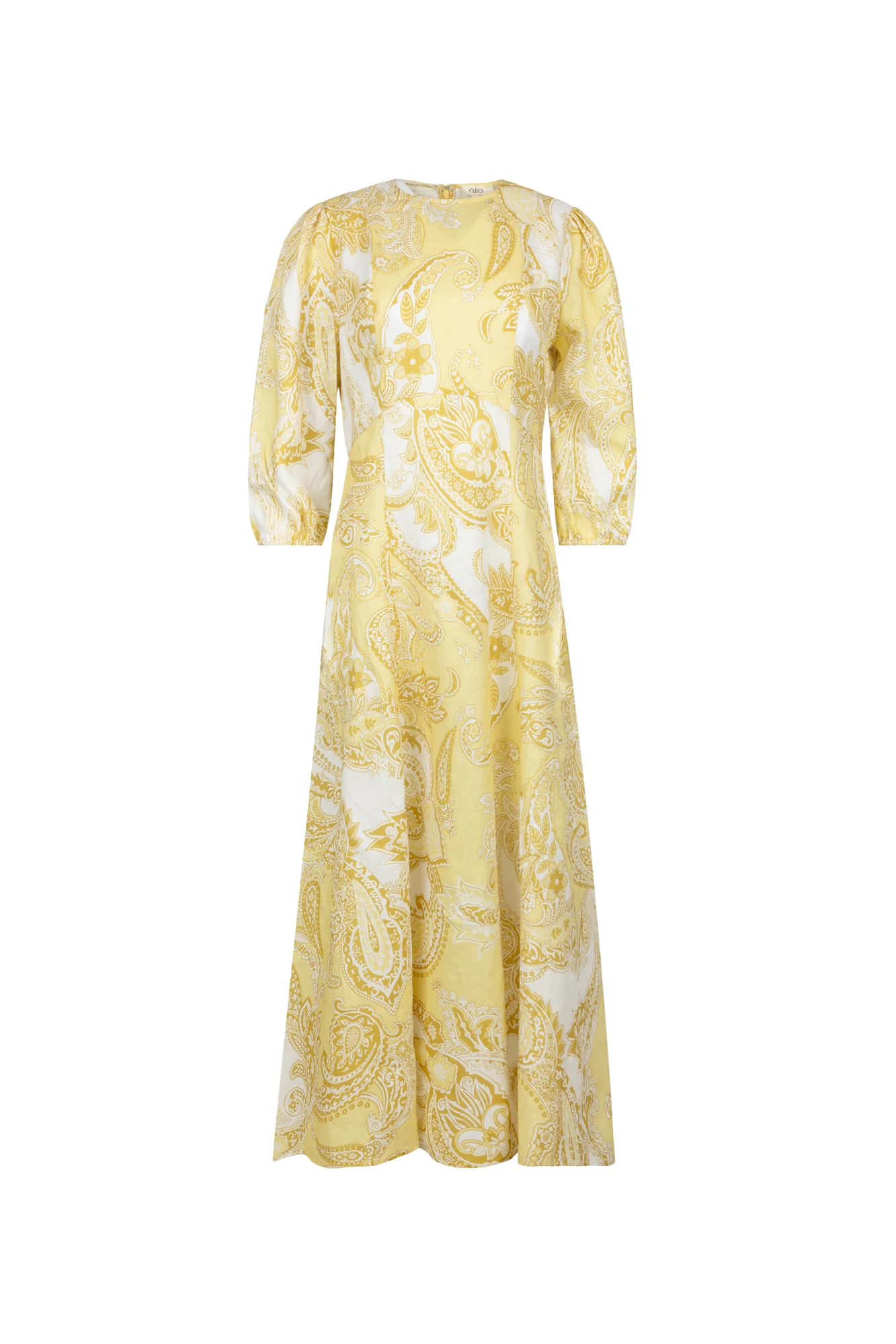 Cleo Printed Linen Maxi Dress - Image 4