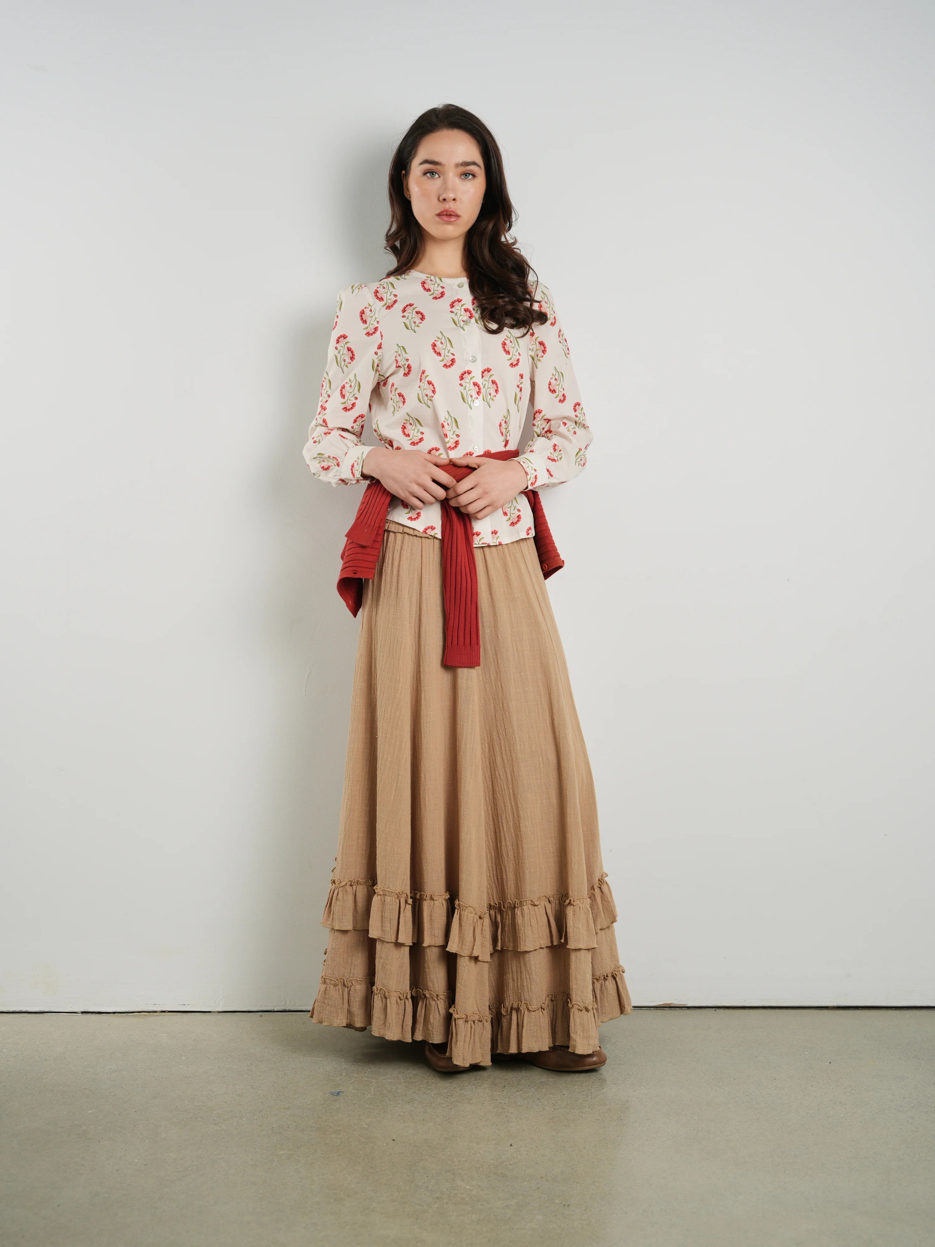 Cleo Boho Floral Blouse - Image 3