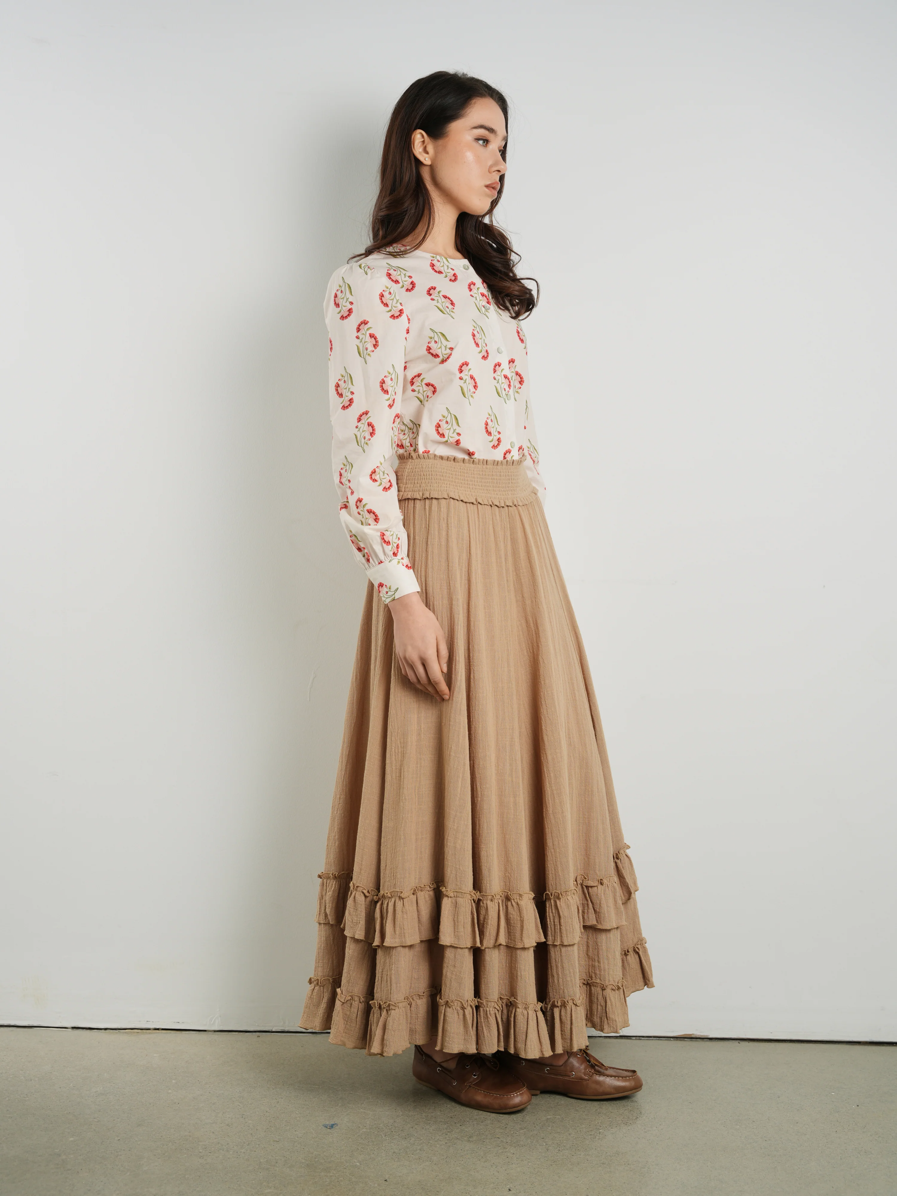 Cleo Boho Floral Blouse - Image 4