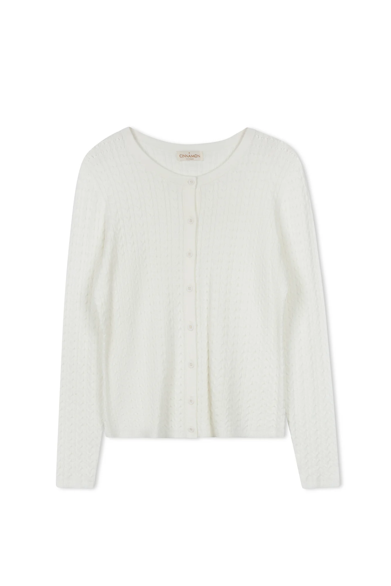 Cinnamon Long Cable Cardi - Image 8