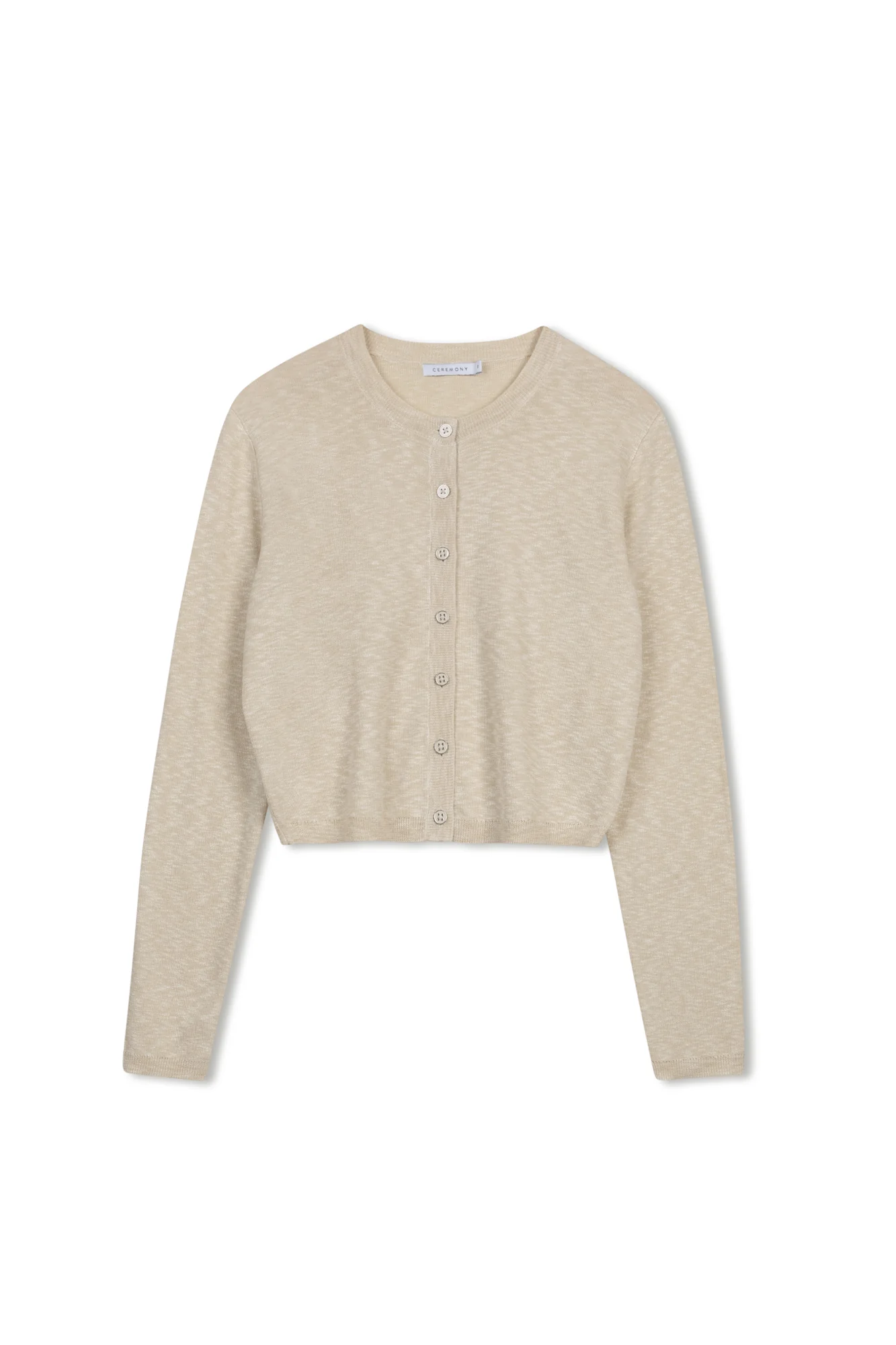 Ceremony Cropped Rib Cardigan - Image 7