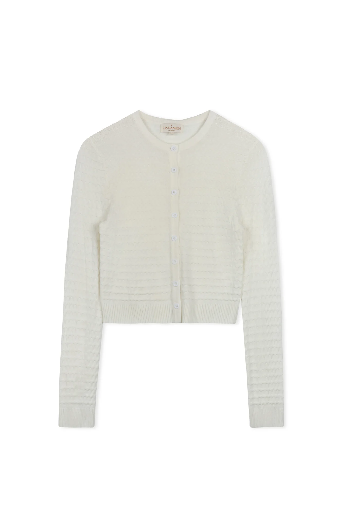 Cinnamon Bubble Knit Cardi - Image 3