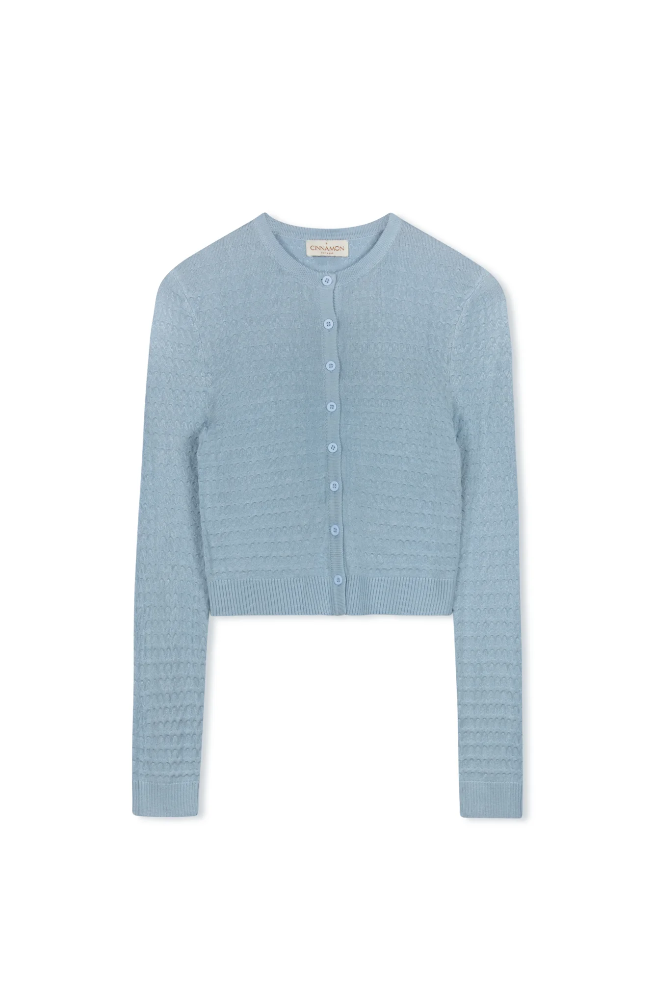 Cinnamon Bubble Knit Cardi - Image 6